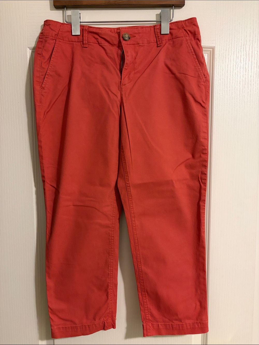 Classic Women’s Chino Pants in Red